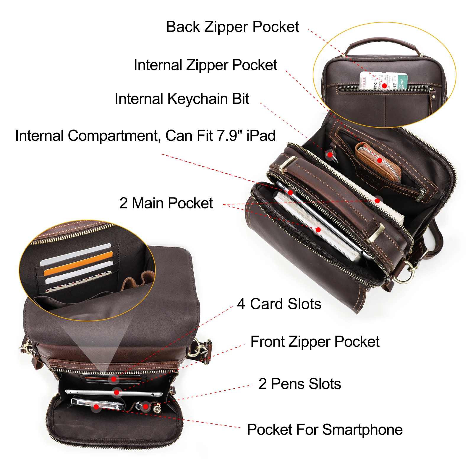 Geniune   Crossbody   ٱ Ʈ м Ͻ   ޽ 뷮 ڵ