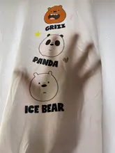 Camiseta de manga corta a la moda para mujer, camisetas para mujer, camisetas con estampado de osos pelados de Navidad, Camisetas estampadas de dibujos animados