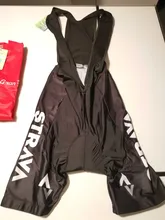 2021 Nuevo rojo STRAVA profesional bicicleta equipo Maillot de manga corta Ciclismo Jersey Ciclismo hombres de verano transpirable Conjuntos de ropa de Ciclismo