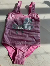 Bañador de unicornio para niña, traje de baño de una pieza para niña, traje de baño para niña, traje de baño de lentejuelas de plata de 3 a 8 años 22