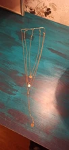 Necklace Coin-Chain Pendant-Dainty Disco Sequins Minimalist Multi-Layers New-Arrival