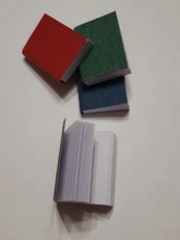 4 unidades/juego de Mini Libros en miniatura para casa de muñecas, accesorios para muebles, 1/12