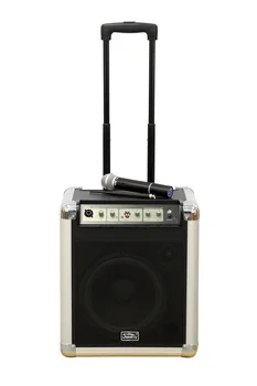 

Pa10w speaker system rechargeable with microphone, 50 W, Soundking