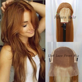 

IvyNa 13x6 Synthetic Lace Front Wigs for Black Women Futura Japan Heat Resistant Hair Long Straight Lace Front Wigs Baby Hair