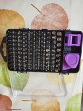 KINDLOV-Juego de destornilladores 115 en 1, Kit de herramientas de reparación de precisión, Juego de puntas de destornillador hexagonales magnéticas Torx para reparación de teléfono y PC