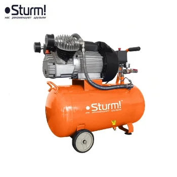 

AC9323 Sturm air compressor, 2400 W, 50 l, 410 l / min, 8 bar, 2850 rpm, safety valve Compressed air machine