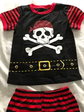 Conjunto de pijamas para niños y niñas, ropa de dormir de verano con estampado de unicornios, bomberos, policía y excavadora de dibujos animados, 2 uds.