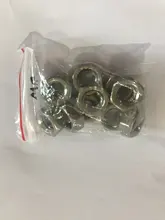 1/2/5/10/25/50/100X M1 M1.2 M1.4 M1.6 M2 M2.5 M3 M3.5 M4 M5 M6 M8 M10 M12 M16 M20 M24 DIN934 hexagonal de acero inoxidable 304 tuerca hexagonal