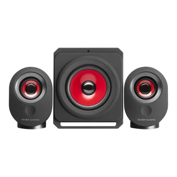 

Mars Gaming msx, pc speakers 35 W, 5 modes multimedia, subwoofer 2.1, Jack 3.5mm