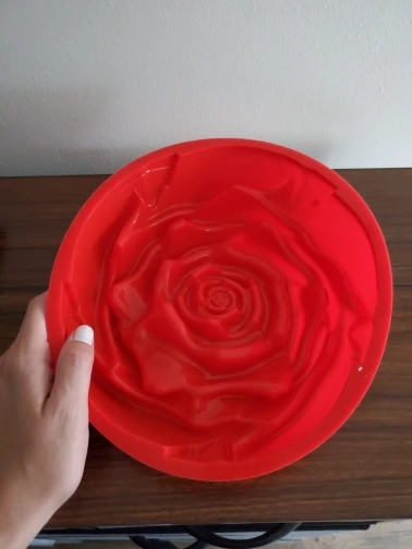 Large Rose Silicone Mold shape photo review
