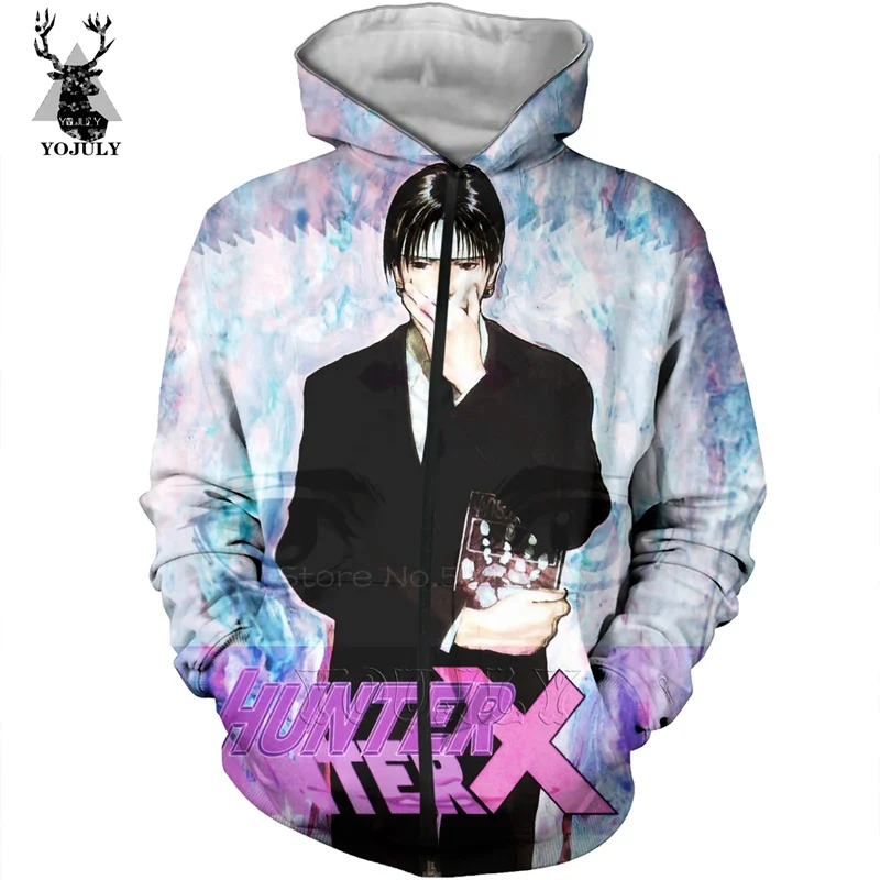 7 3d принт Аниме Охотник х Охотник толстовки Мода off white мужские толстовки Харадзюку хип хоп Уличная одежда Топы L13 - Цвет: 7
