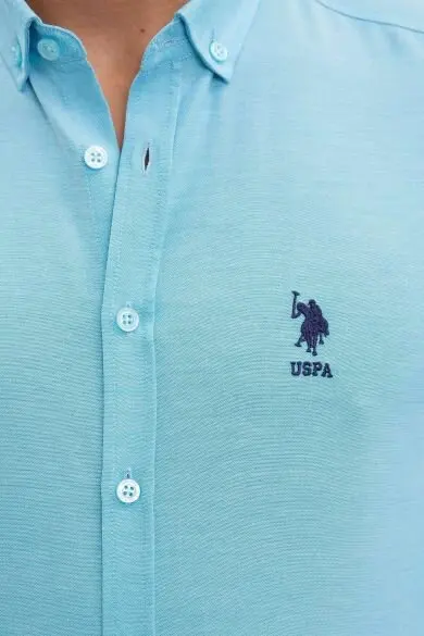 Blue 2 U.S. POLO ASSN. Мужской тканый гомлек - Цвет: Blue 2