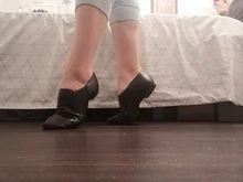 Jazz-Shoes Dancing-Sneakers Slip-On Genuine-Leather Unisex Gymnastics Black Tan Soft