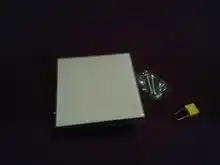 Minitiger-Interruptor táctil para luz de pared, estándar europeo, de lujo, de cristal blanco, 1 entrada y 1 vía