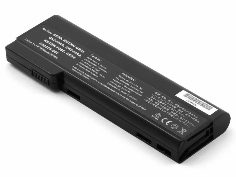 Аккумулятор для ноутбука HP EliteBook 8460p 8460w 8470p 8470w 8560p 8570p (p/n HSTNN-OB2N CC09 QK643AA) 10.8V 6600mAh |