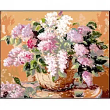 

Painting by numbers on canvas 40x50 cm "bouquet of lilac" Red Cat q826