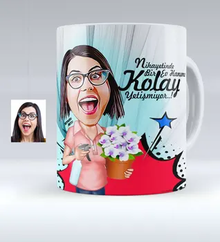 

Personalized Housewife Caricature Of White Mug cup-2