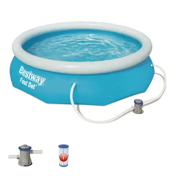 

Children's round inflatable pool fast set 305 х76 cm, 3638 L, with filter pump Bestway, item No. 57270