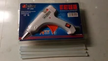 Pistola de pegamento de fusión en caliente Industrial, Mini herramienta de reparación neumática de temperatura térmica eléctrica de 20W con enchufe europeo y estadounidense de CA 110V-220V
