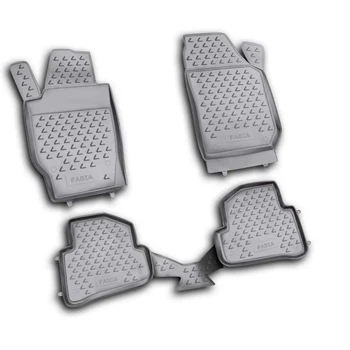 

Carpet mats interior SKODA Fabia 2007-2014, 4 pcs/set (polyurethane) Novline NLC.45.06.210kh