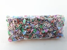 1000 unids/lote mezclado Animal fruta de UV resina epoxi molde rellenos para la fabricación de la joyería Diy uñas arte artesanía decoraciones