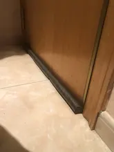 Tira selladora de fondo flexible, sello para puerta de 95 cm, bloqueador de polvo, burlete