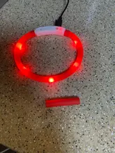 Pet-Supplies Leash Dog-Accessories Led-Collar Flashing Small Dog Night-Safety Rechargeable