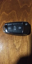Funda de goma para mando a distancia de coche Audi, repuesto de 3 botones para A1 S1 A3 A4 A5 A6 A8 Q5 Q7 TT RS