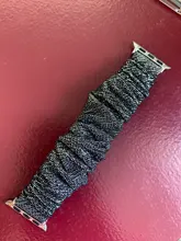 Correa elástica Scrunchie para Apple watch, banda de nailon elástico de 40mm, 44mm, 42mm, 38mm y 42mm, serie iWatch 6, 5, 4, 3 se