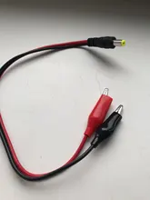 Alligator Clips Jack-Connector Power-Cable Crocodile-Wire Female 12V DC Voltage
