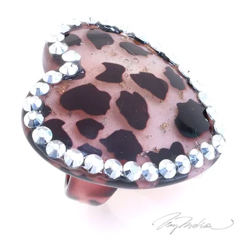 

Ring Methacrylate CORAZ5 Animal Print Collection CROWN EXPIRED