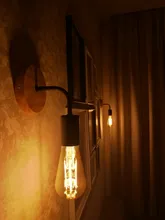 Fixtures Lighting Sconces Decorative Wall-Lamp Retro-Decor Industrial-Loft Wood Living-Room