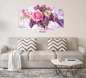 

Flower Themed 5 Piece Mdf Table