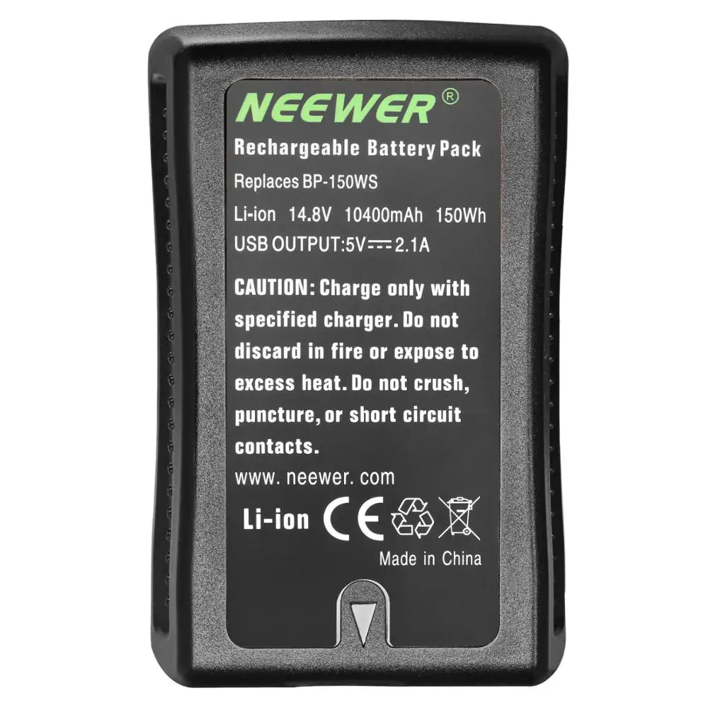 

Neewer Rechargeable Li-ion Battery for Broadcast Video Camcorder, V Mount Battery For Sony HDCAM, XDCAM, Digital Cinema Cameras