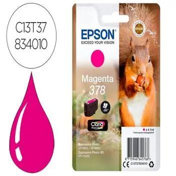 

Ink-jet epson 378 expression home xp-8605 / 8606 / xp-15000 / xp-8500 / 8505 magenta 360 pag 159526-C13T37834010