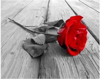 

Painting by numbers GX 21942 abandoned rose 40*50