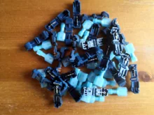 Snap Splice Cable-Connectors Lock Wire-Terminal Crimp-Wire Quick-Electrical 50pcs Waterproof