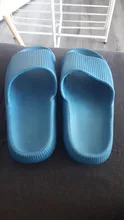 Zapatillas de plataforma gruesa para mujer, sandalias deslizantes de suela blanda Eva, zapatos antideslizantes de verano para el baño y el interior