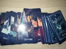 Cartas de Tarot de gato, juegos de mesa familiares, regalo de cumpleaños