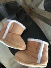 Botas de nieve de piel para bebés, botines antideslizantes, para invierno, de 0 a 18 meses