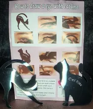 Beauty-plantillas de molde para cejas para mujer, 2 unids/lote, utensilio de maquillaje para ojos, delineador, plantilla moldeadora