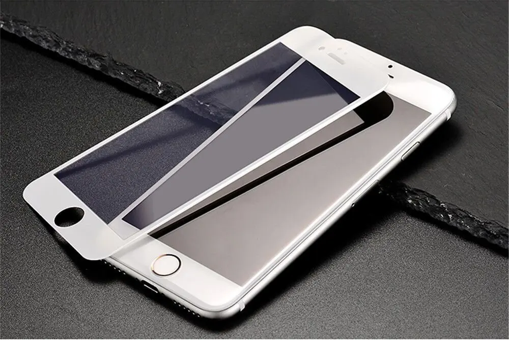 Защитное стекло для iPhone 7 8 SE 2020 Белый Черный iPhone7 iPhone8 Бесплатная доставка по