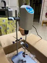 Agitador de laboratorio de tienda oficial JOANLAB, mezclador eléctrico, pantalla digital, Agitador de arriba, equipo de laboratorio, 110 V a 220 V