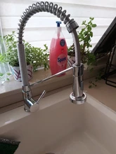 Mixer Tap Nozzle Deck-Mounted Stream-Sprayer Kitchen Faucet Cold-Taps Rotation Matte Black