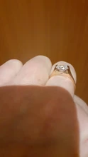 ELSEMODE-Anillo de boda de circón cúbico para mujer, de 1,8 quilates, oro rosa, acero inoxidable, joyería de compromiso, regalos románticos para amantes