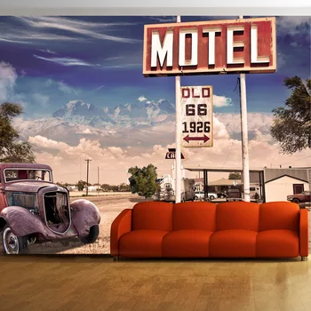 

Wall mural-Old motel