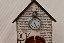 1 Uds Retro cuarzo de bronce bolsillo Vintage reloj movimiento llavero esfera redonda clave cadenas