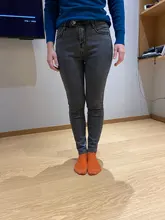 Pantalones vaqueros de talla grande para mujer, vaqueros negros, pantalones elásticos femeninos, ajustados