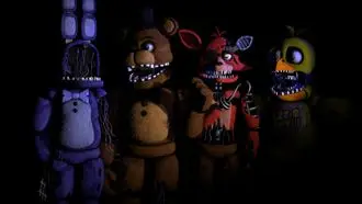 Плакат 5 Ночей с Фредди Five Nights at Freddy&amp#039s ФНАФ Аниматроники №46 А3 | Дом и сад