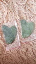 Jade Guasha tablero de masaje de piedra Natural Gua Sha raspador de herramienta de belleza cuidado de la salud Meridian raspado de perder peso SPA masajeador